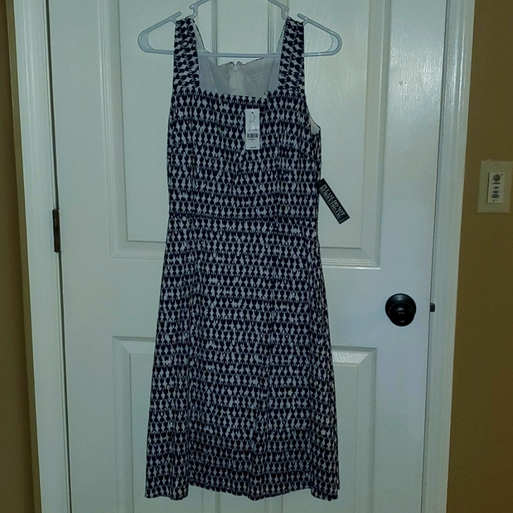 New York and Company fit and flare dress.